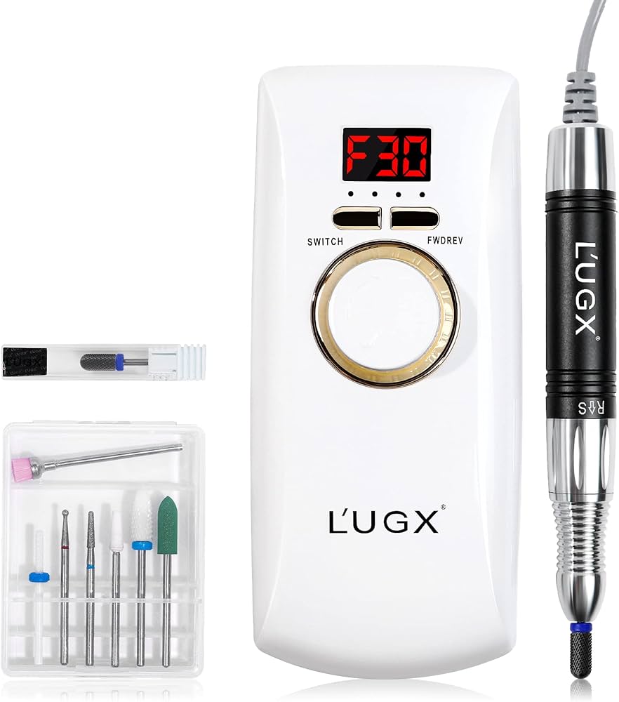 Amazon.co.jp: L'UGX 電動ネイルマシン 30000RPM プロ ネイルドリル