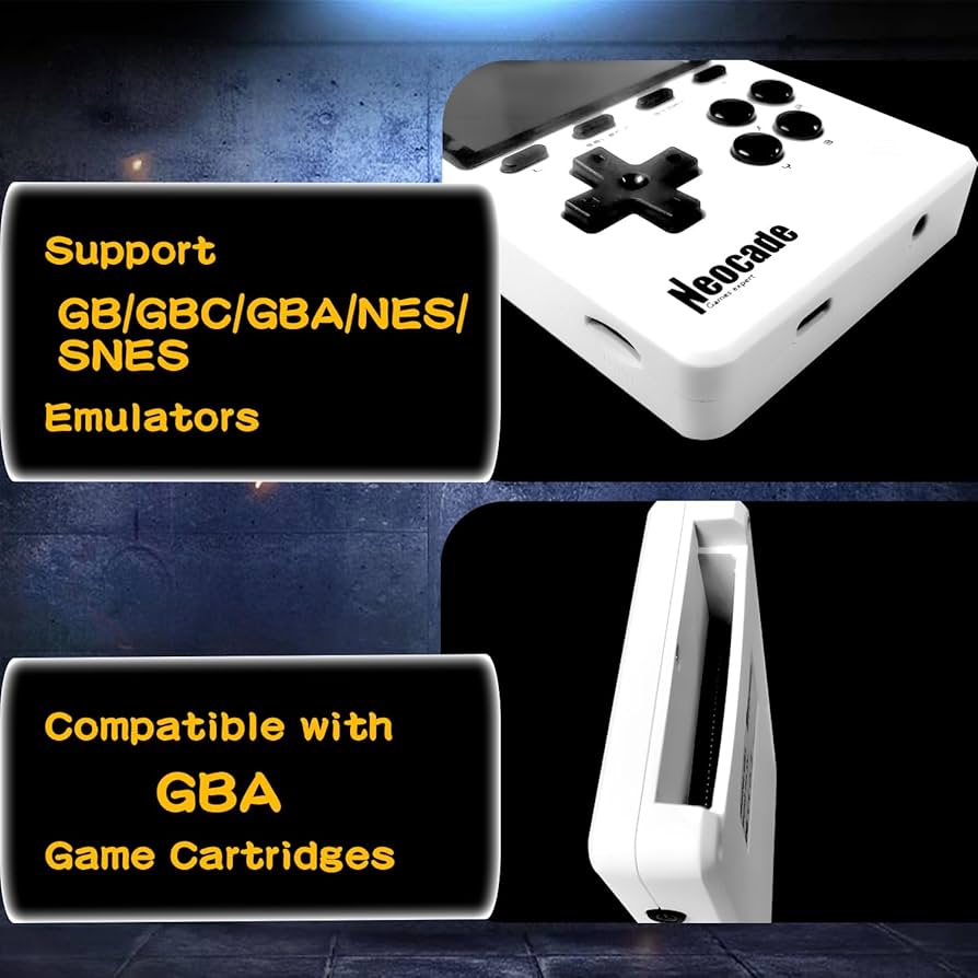 Amazon.co.jp: NEOCADE レトロハンドヘルドゲームコンソール 40個の