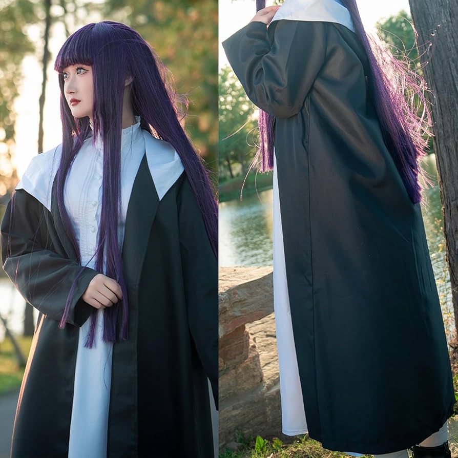 Amazon.co.jp: Plazhen 葬送のフリーレン コスプレ 衣装 フェルン 髪