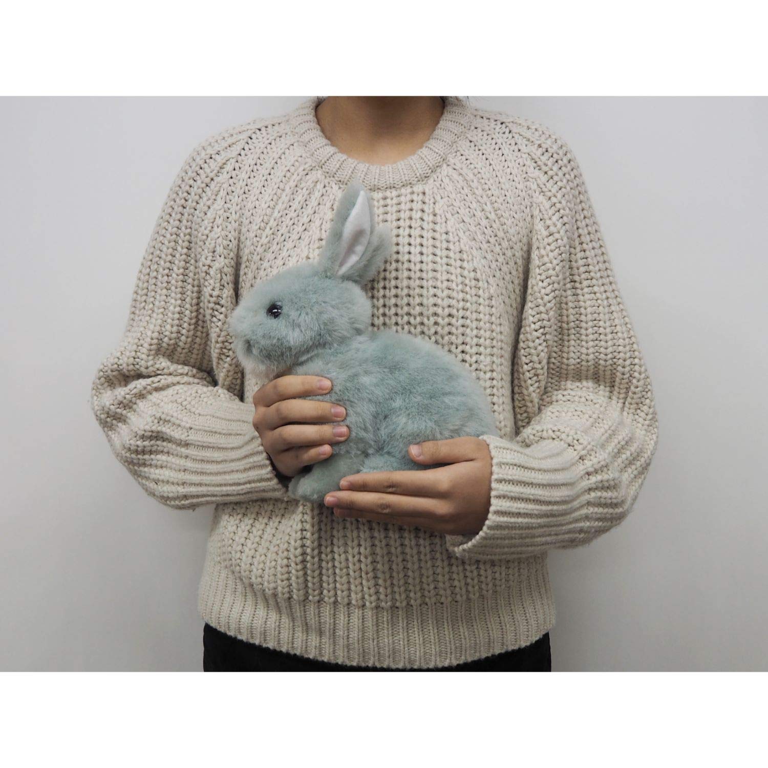 Amazon.co.jp: グレイスフル アニマル (日本製) うさぎ 座り グレー