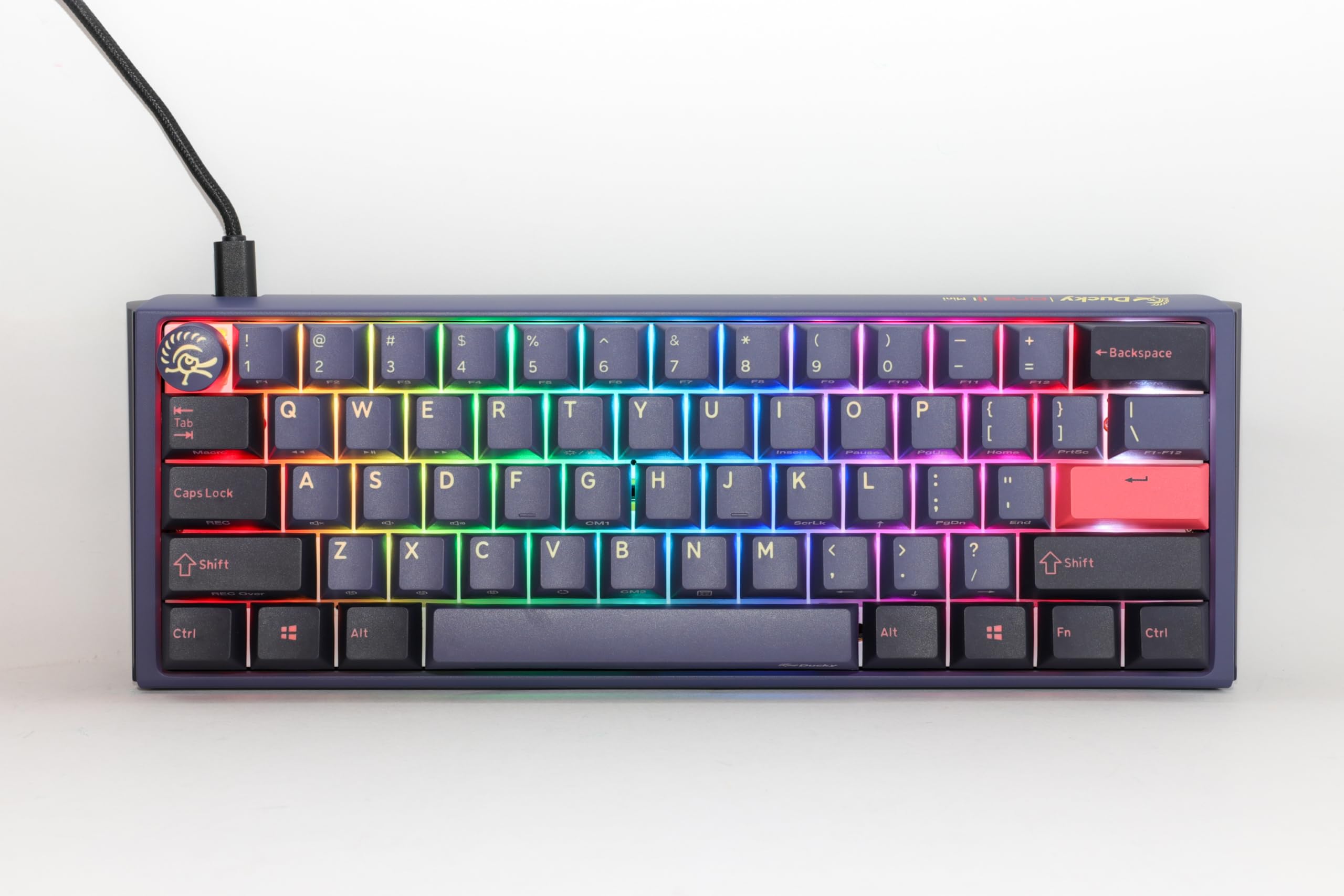 Amazon.com: Ducky One 3 Mini Cosmic Blue 60% Hotswap RGB Double