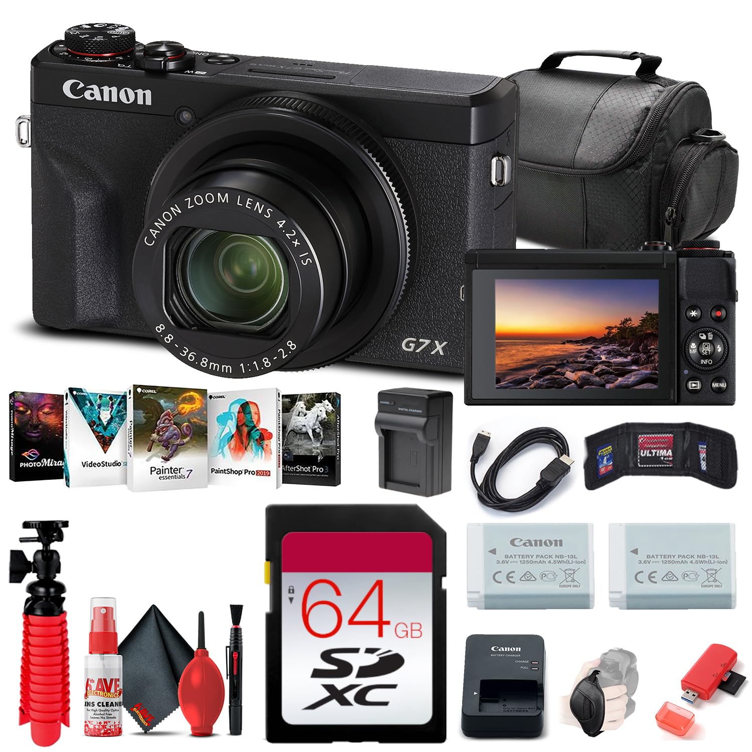 Amazon.com : Canon PowerShot G7 X Mark III Digital Camera (Black