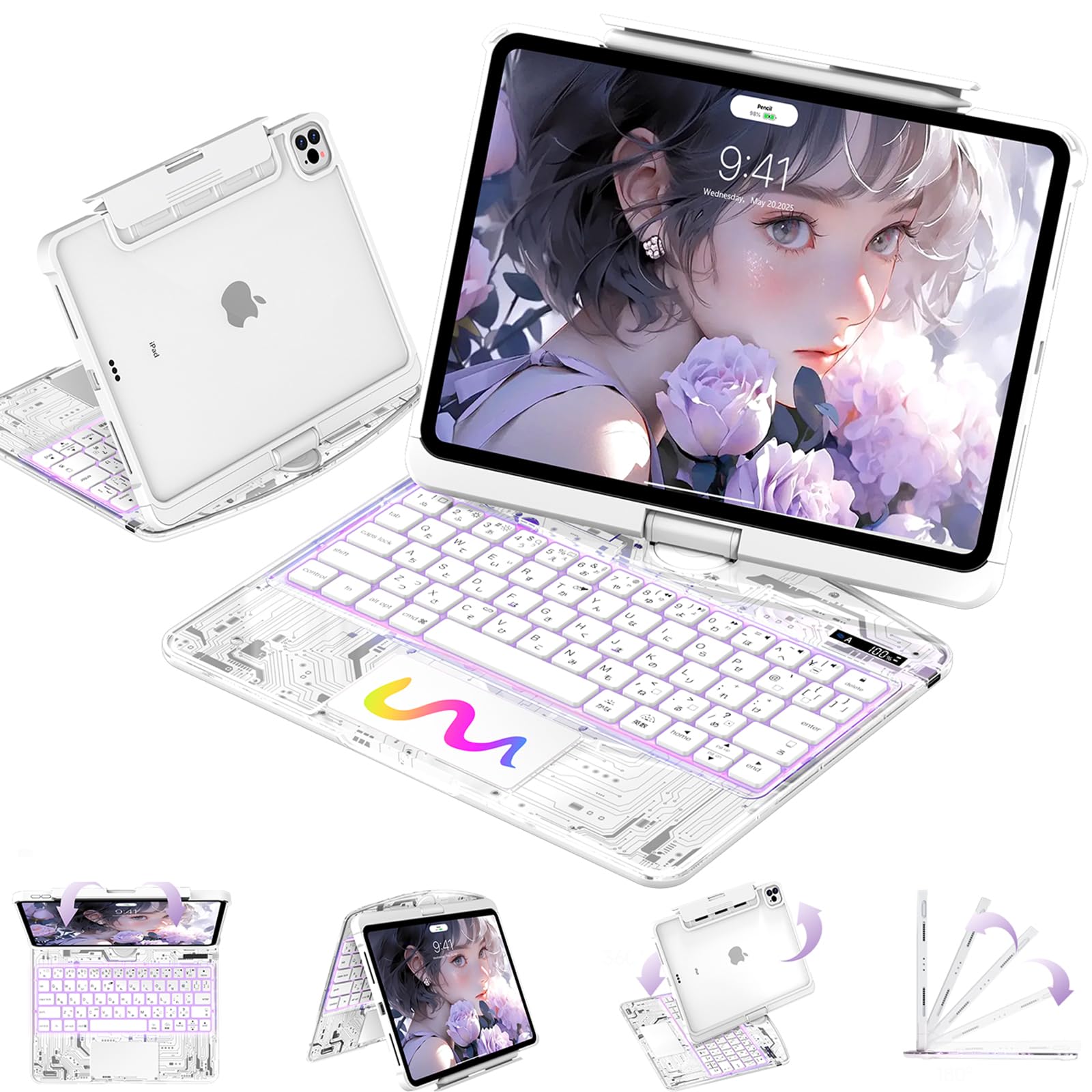 Amazon.co.jp: DODOLIVE マジックキーボード iPad 第9世代 キーボード