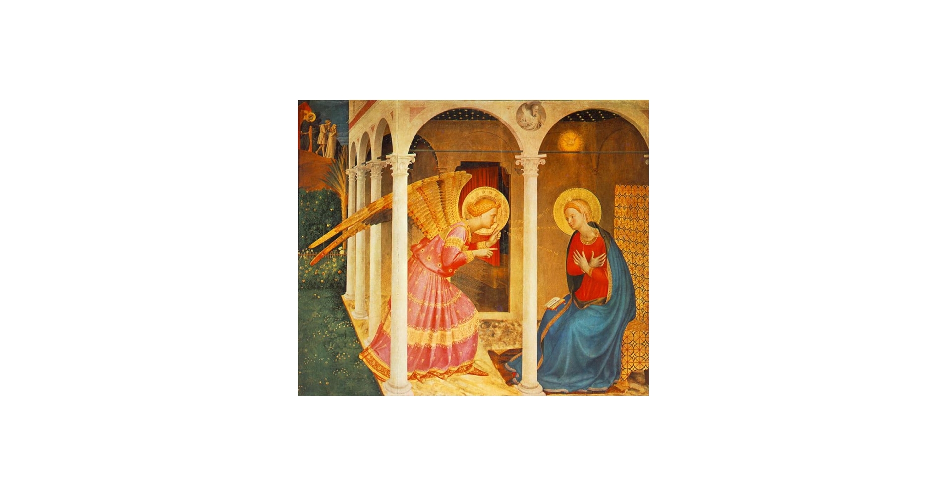 Amazon.co.jp: 19 ウォールアート 告知ルネッサンス フラ アンジェリコ