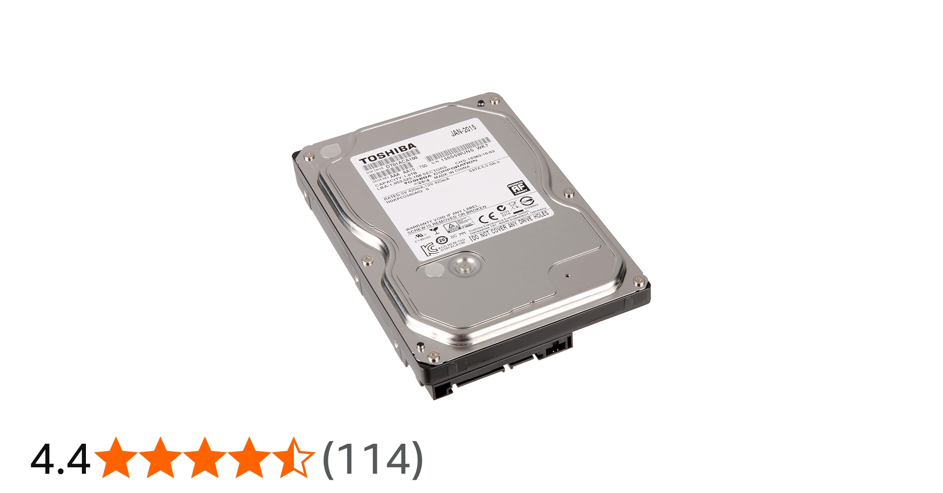 Amazon | Toshbia HDD DT01ACA100 1TB SATA 6Gb/s デスクトップ