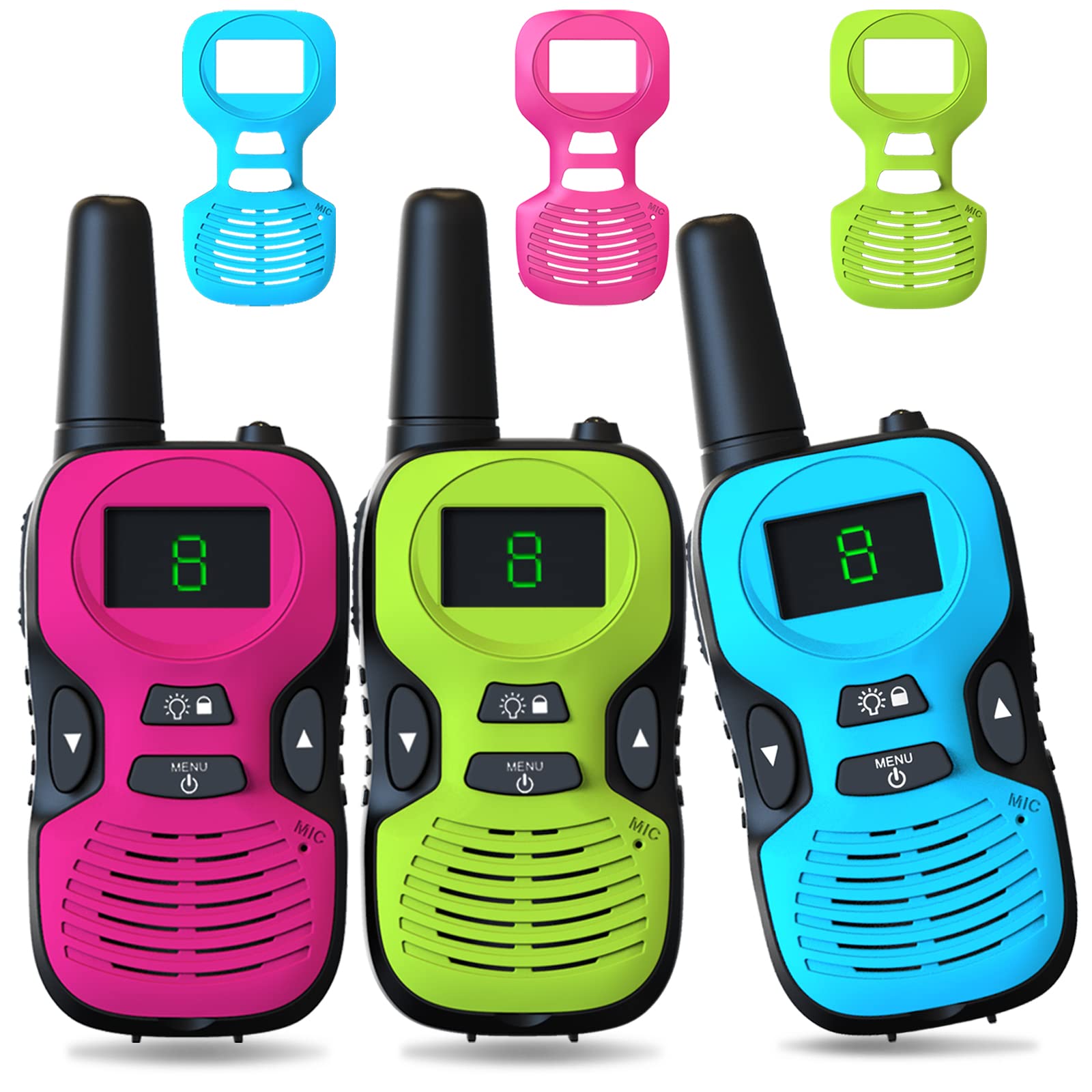 Amazon.com: Walkie Talkies for Kids 3Pack Long Range: Toys for