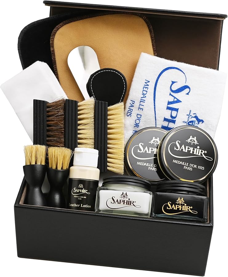 Amazon | [サフィール] 靴クリームの最高峰 豪華ボックス 靴磨きセット