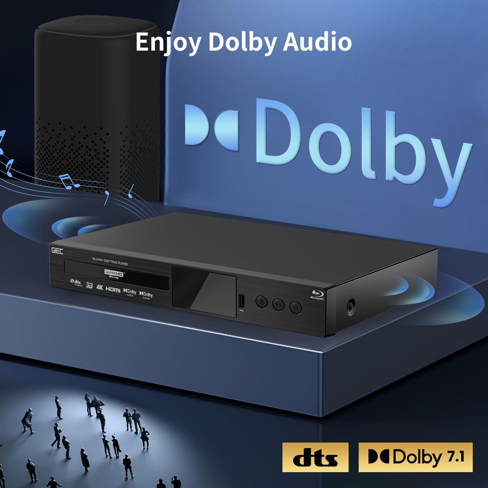 Amazon.com: G5300 4K Ultra HD Blu Ray Player for Region A Discs 3D