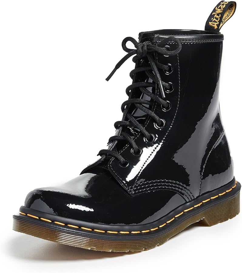 Amazon.co.jp: Dr. Marten's レディース 1460 8アイ ブラック パテント