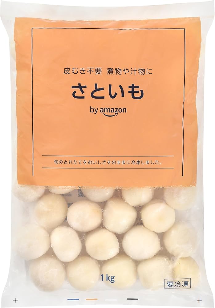 Amazon.co.jp: [冷凍] by Amazon さといも 1kg 大容量 : 食品・飲料・お酒
