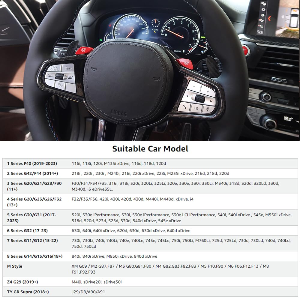 Amazon.co.jp: 磁気ステアリングホイールパドルシフター BMW M2 M3 M4