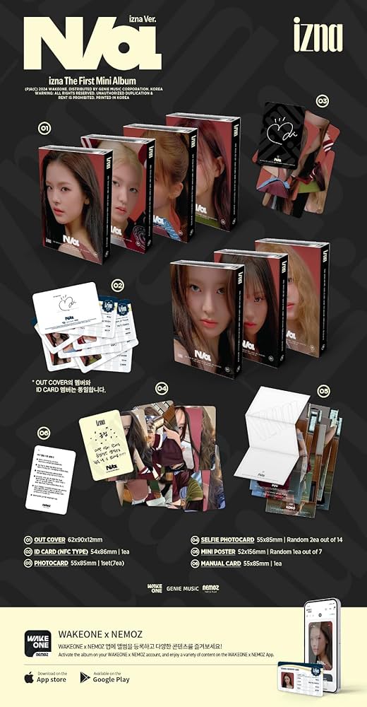 Amazon.com: izna N/a [izna Ver.] NFC Nemo Album : Home & Kitchen