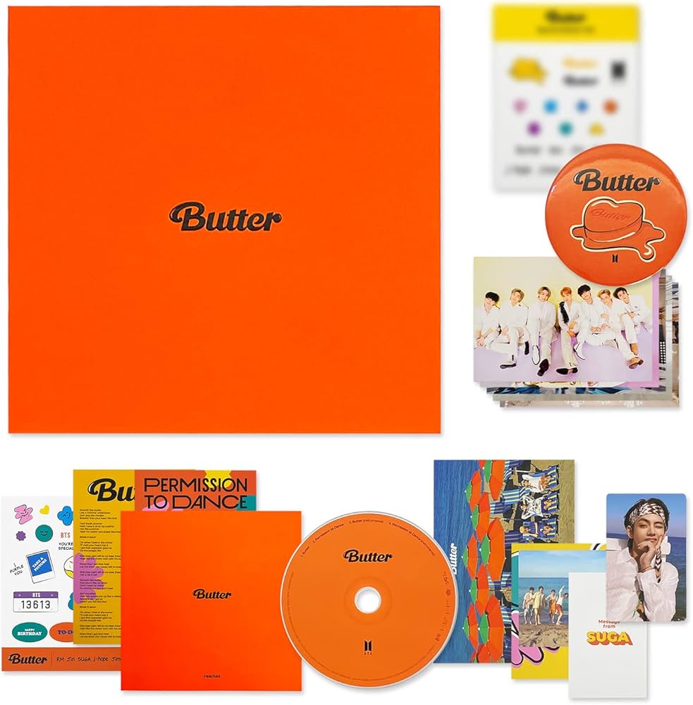 Amazon.co.jp: BTS Album - [ BUTTER ] (PHEACHES Ver.) CD-R +