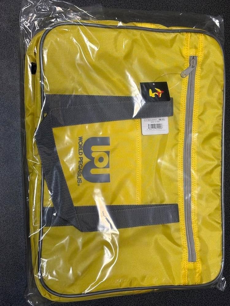 Amazon.co.jp: ワッペ ワールドペガサス 黄色 スクバ スクールバッグ