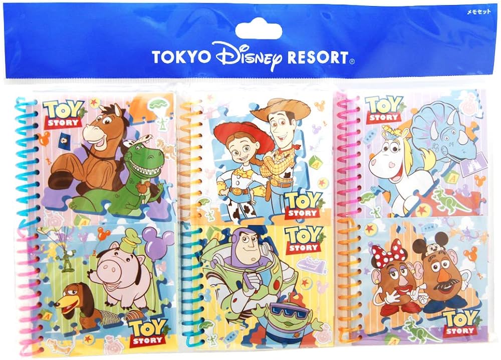 Amazon.co.jp: トイ・ストーリー メモ 6冊セット ディズニーリゾート