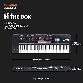 Amazon | シンセサイザー ローランド ROLAND JUNO-D6 ジュノ 61鍵盤