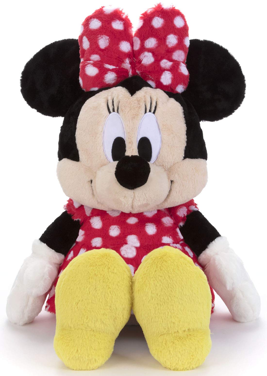 Amazon.co.jp: ディズニーキャラクター ふわなで ぬいぐるみL ミニー