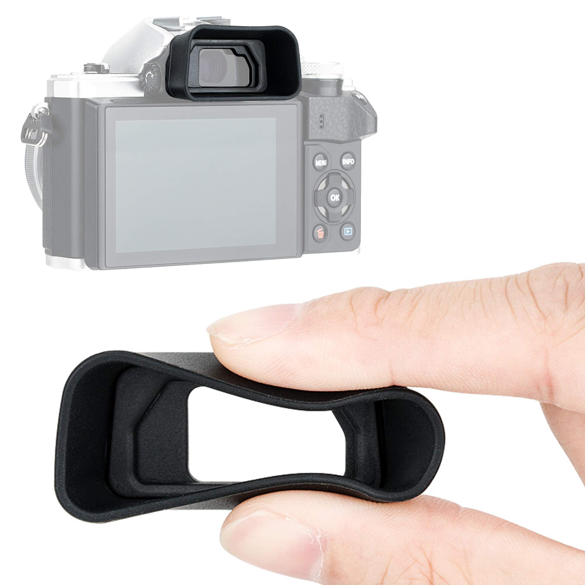 Amazon.com: JJC KIWIFOTOS Ergonomic Long Camera Eyecup for Olympus