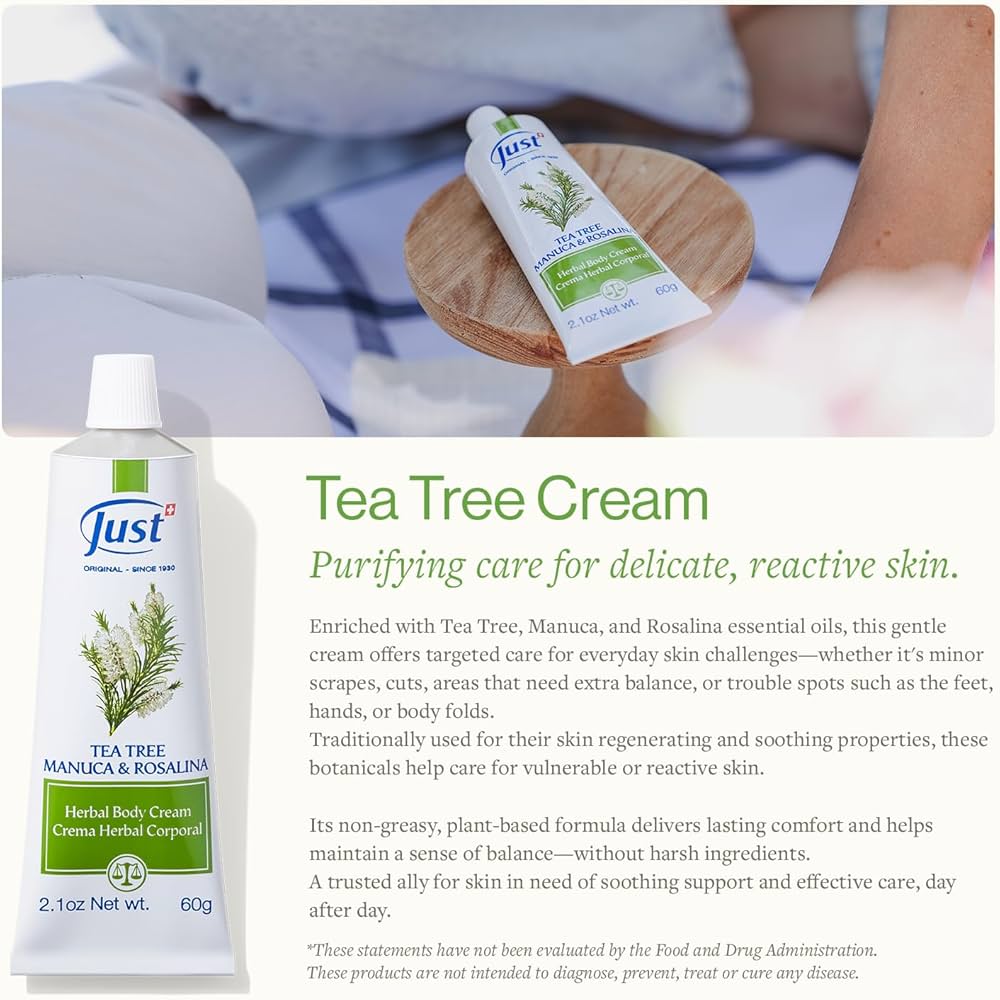 Amazon.com : Swiss Just Tea Tree Oil, Manuka Honey and Rosalina