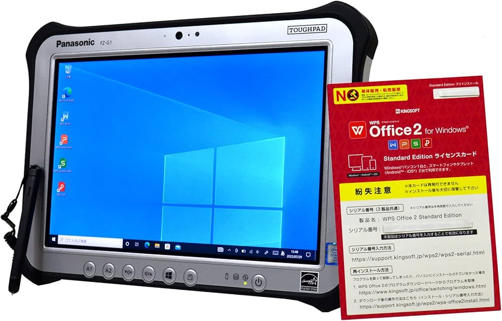 Amazon.co.jp: タブレット パソコン 【Office搭載】 タッチパネル SSD