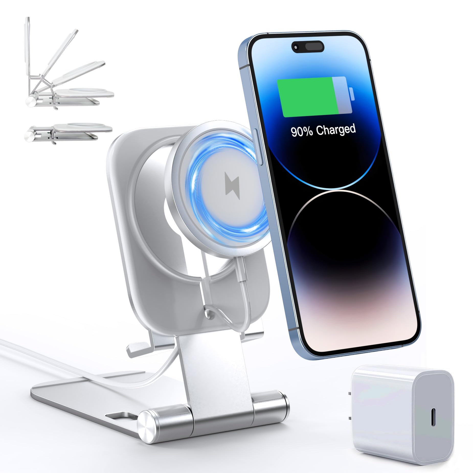 Amazon.co.jp: ワイヤレス充電器 Magsafe対応 iPhone 17/16/15/14/13