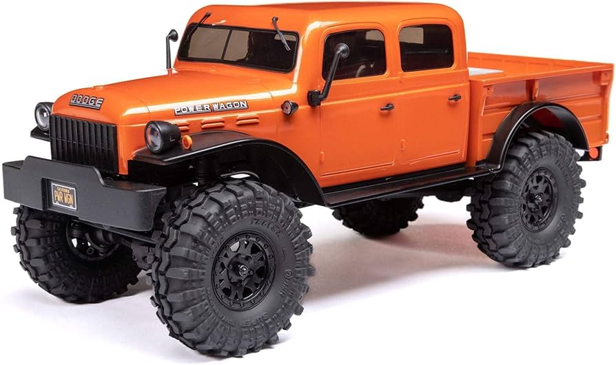 Amazon.com: Axial RC Truck SCX24 40's 4 Door Dodge Power Wagon