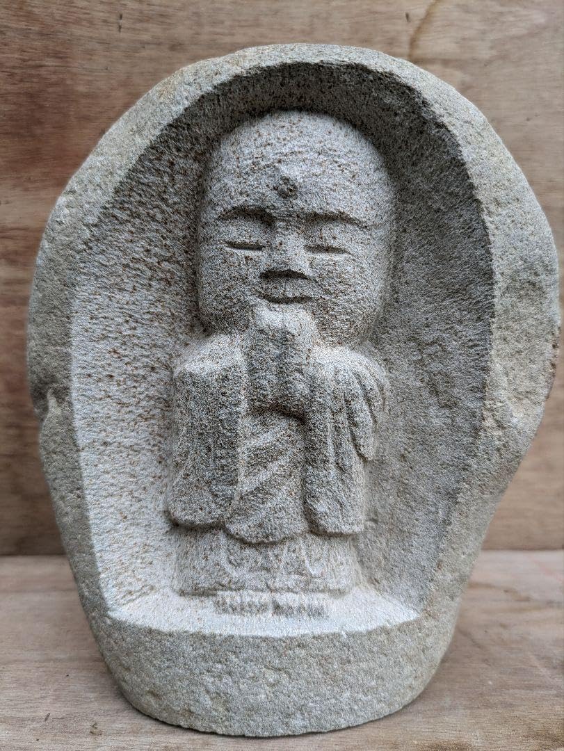 石仏、地蔵菩薩、15センチの地蔵、倉田辰彦作 【公式通販】