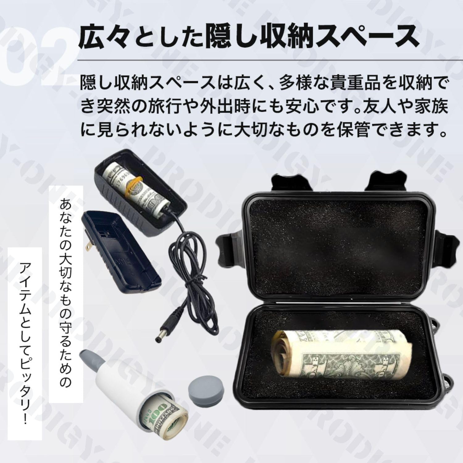 Amazon.co.jp: PRODIGY-ONE スタッシュケース シークレットケース