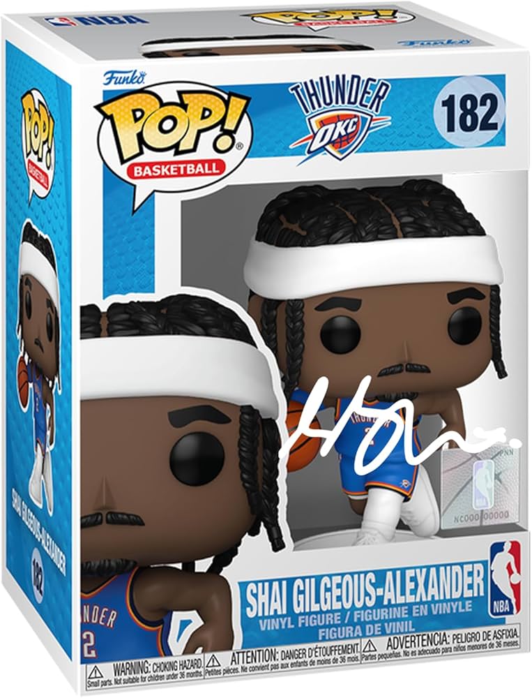 Shai Gilgeous-Alexander SGA #182 Facsimile Signed Reprint Laser