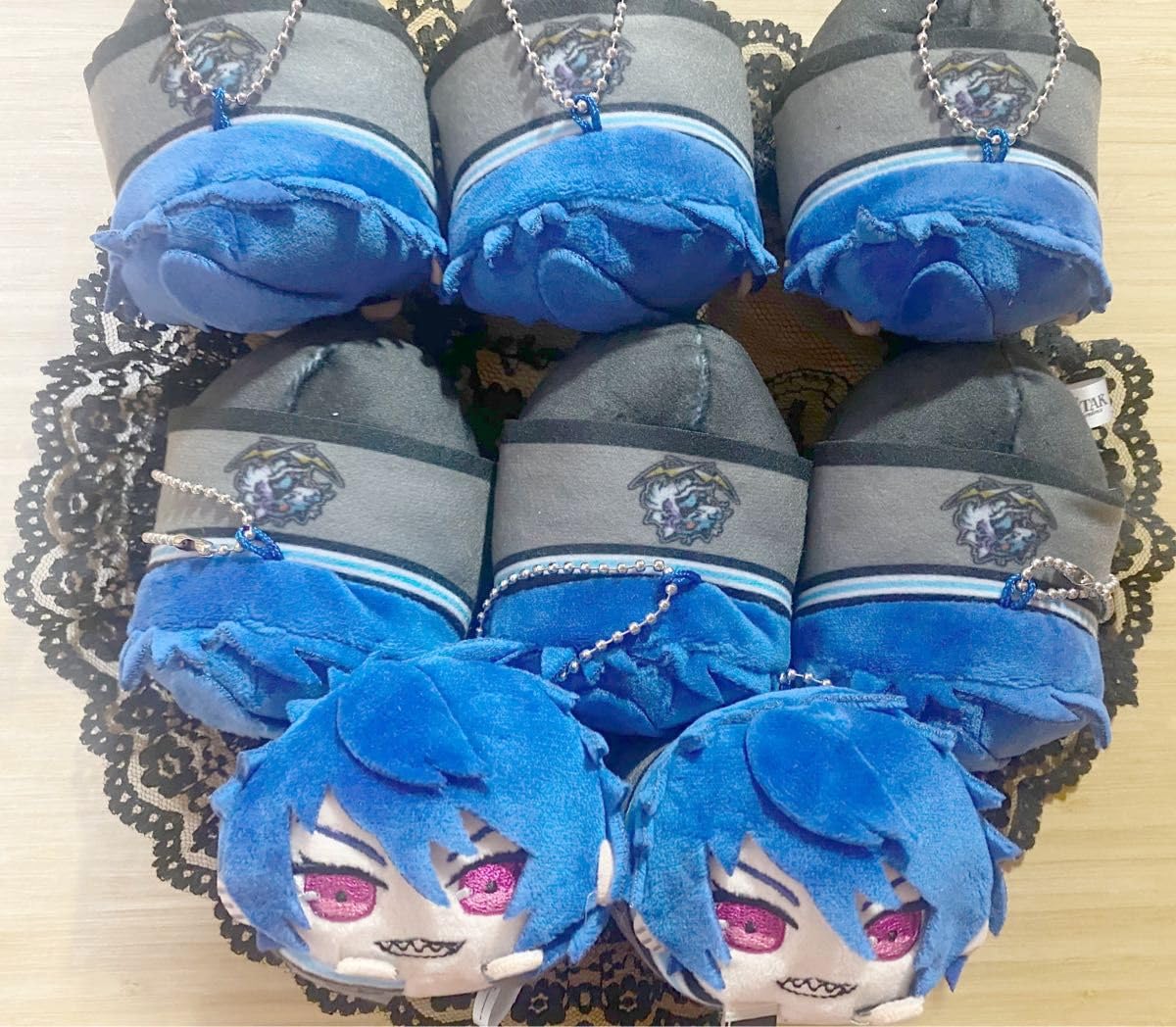 Amazon.co.jp: ブラックスター 藍 もちころりん ぬいぐるみ 8点