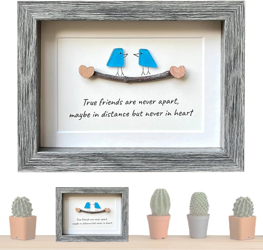 Amazon.co.jp: 海岸ガラスアート、シーグラス鳥アート、シーグラス