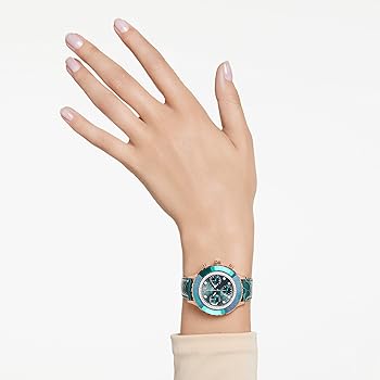 Amazon.com: Swarovski Octea Chrono Watch, Green Swiss-Made