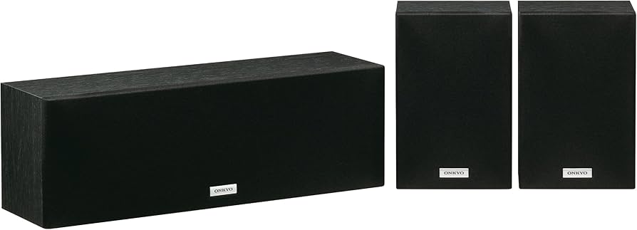 Onkyo SKS-4800(B) Center/Surround Speaker Set (3-Piece), Two-Way
