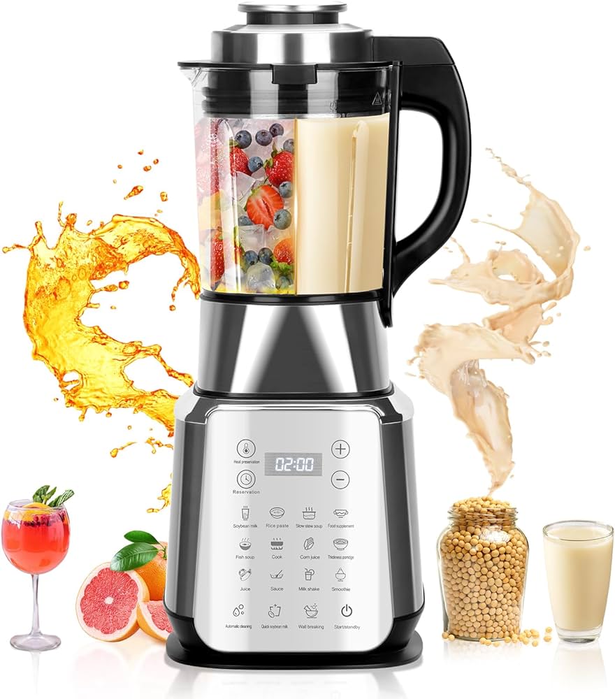 Amazon | BriSunshine 豆乳メーカー ミキサー 14in1多機能ブレンダー