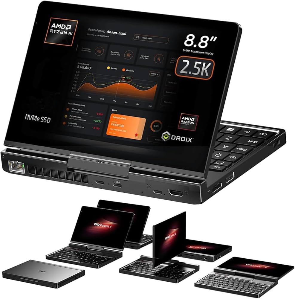 Amazon.co.jp: GPD Pocket4 ノートパソコン ゲーミングPC UMPC 8.8