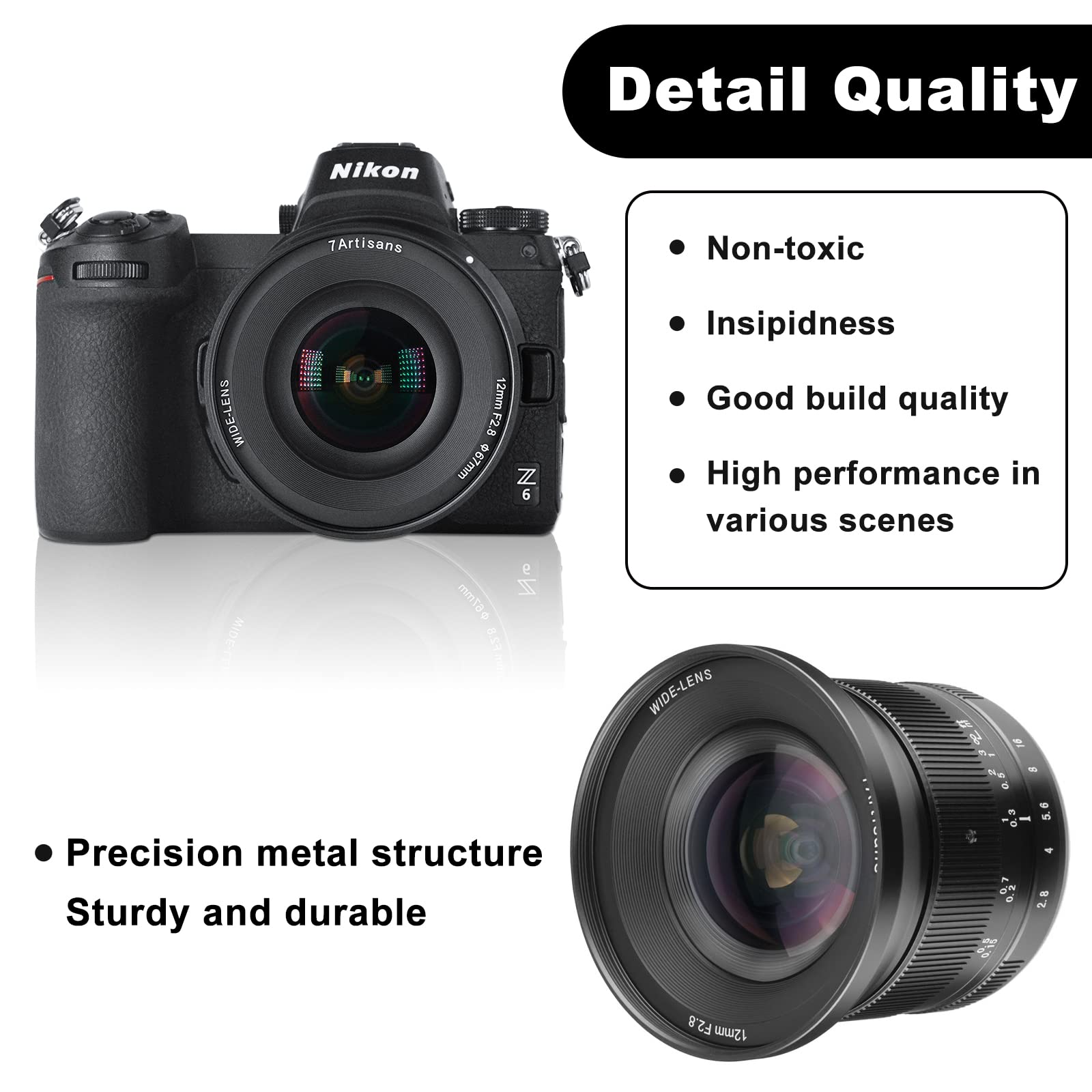 Amazon.com : 7Artisans 12mm F2.8 Mark Ⅱ Ultra Wide Angle APS-C