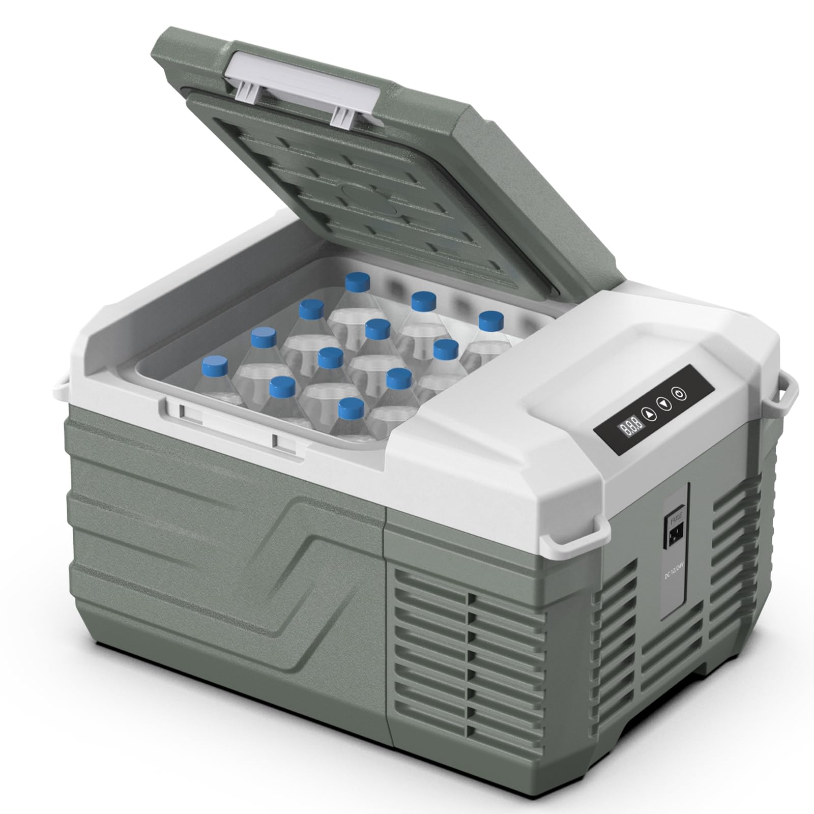 Amazon.co.jp: Alpicool 車載冷蔵庫 9L ポータブル冷蔵庫 急速冷凍