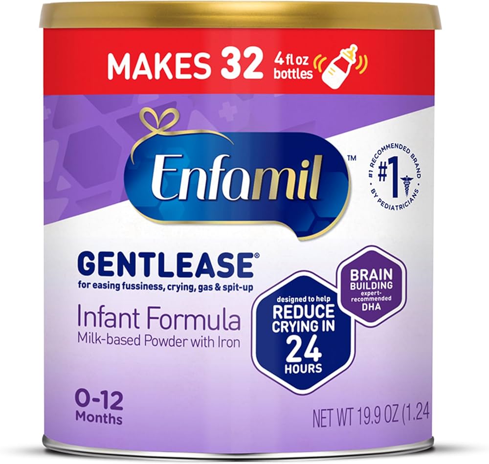 Amazon.com: Enfamil Gentlease Easy to Digest Baby Formula, Brain