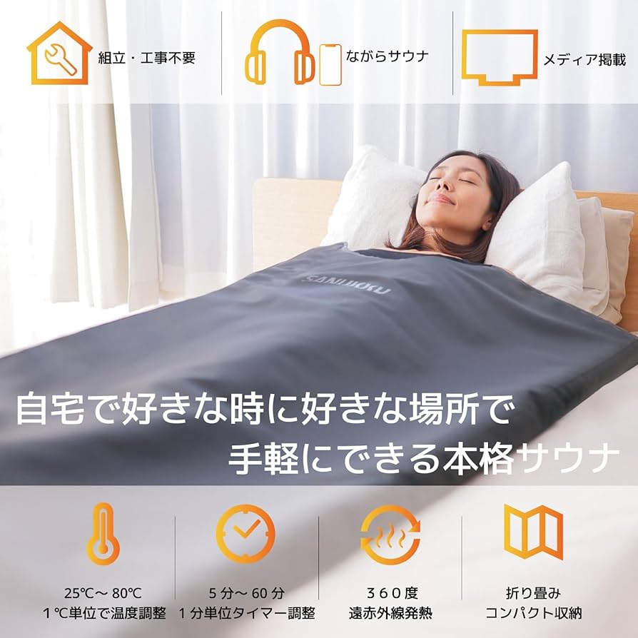 Amazon.co.jp: 【newモデル】SANUKKU 家庭用 サウナ 日本ブランド 最大