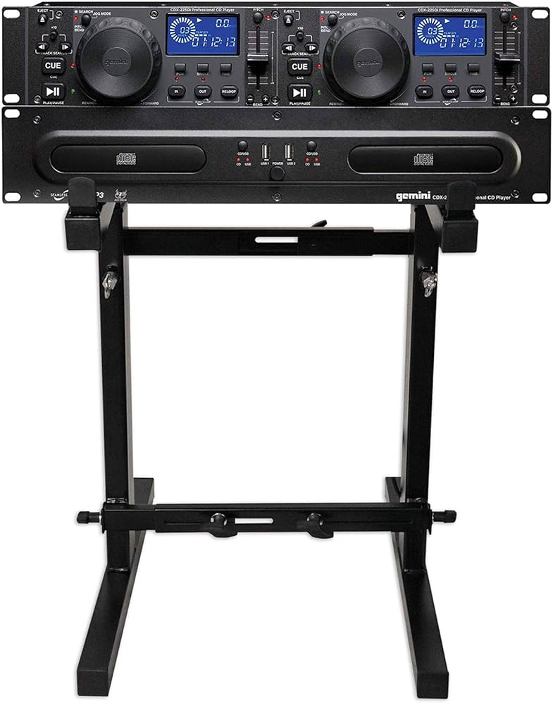 Amazon.com: Gemini CDX-2250i Pro DJ Dual Two Deck Rack Mount CD