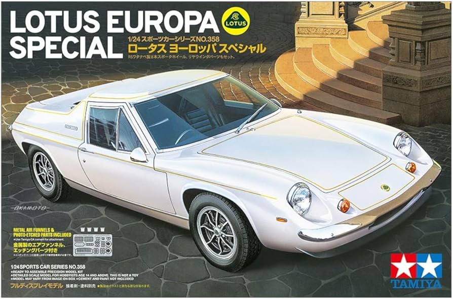 Amazon.com: Tamiya 24358-000 Vehicle 1:24 Lotus Europa Special m