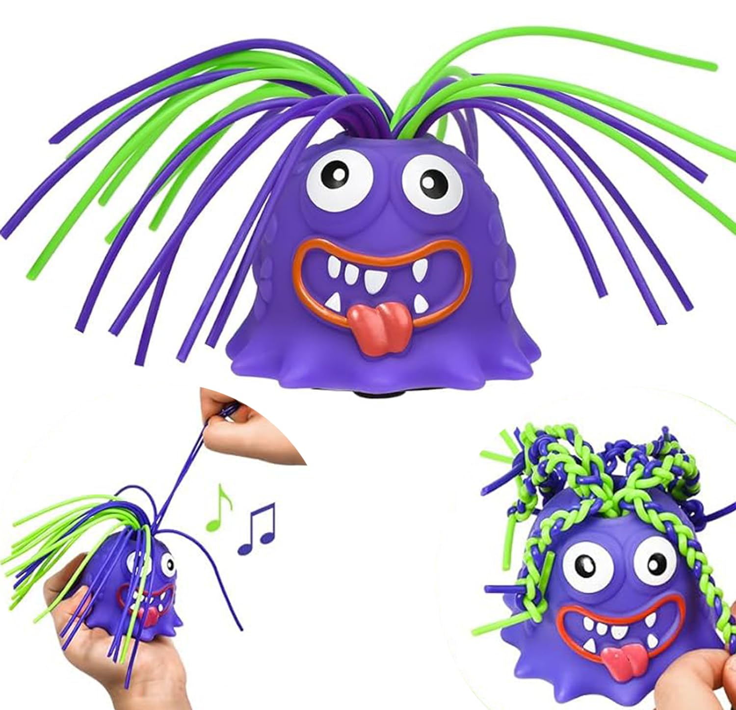 Amazon.co.jp: AWANGLUOおもしろい髪を引っ張る叫びおもちゃ それぞれ