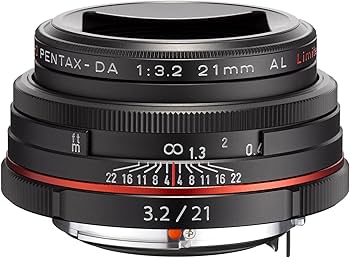 Amazon.com : Pentax K-Mount HD DA 21mm f/3.2 ED AL 21-21mm Fixed