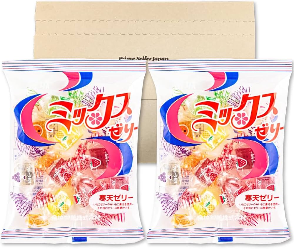 Amazon.co.jp: 金城製菓 ミックスゼリー 115g ×2袋セット PSJBOX