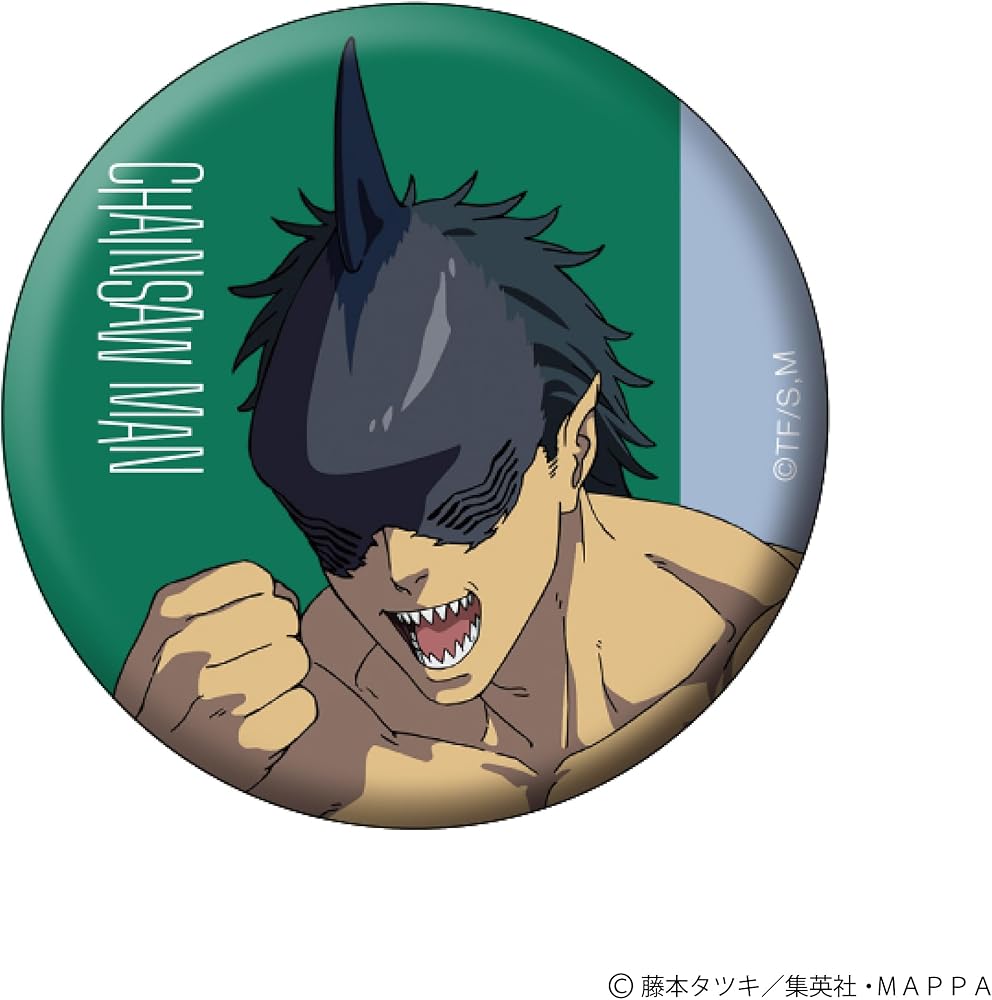 Amazon.co.jp: チェンソーマン 缶バッジセット サメの魔人 暴力の魔人