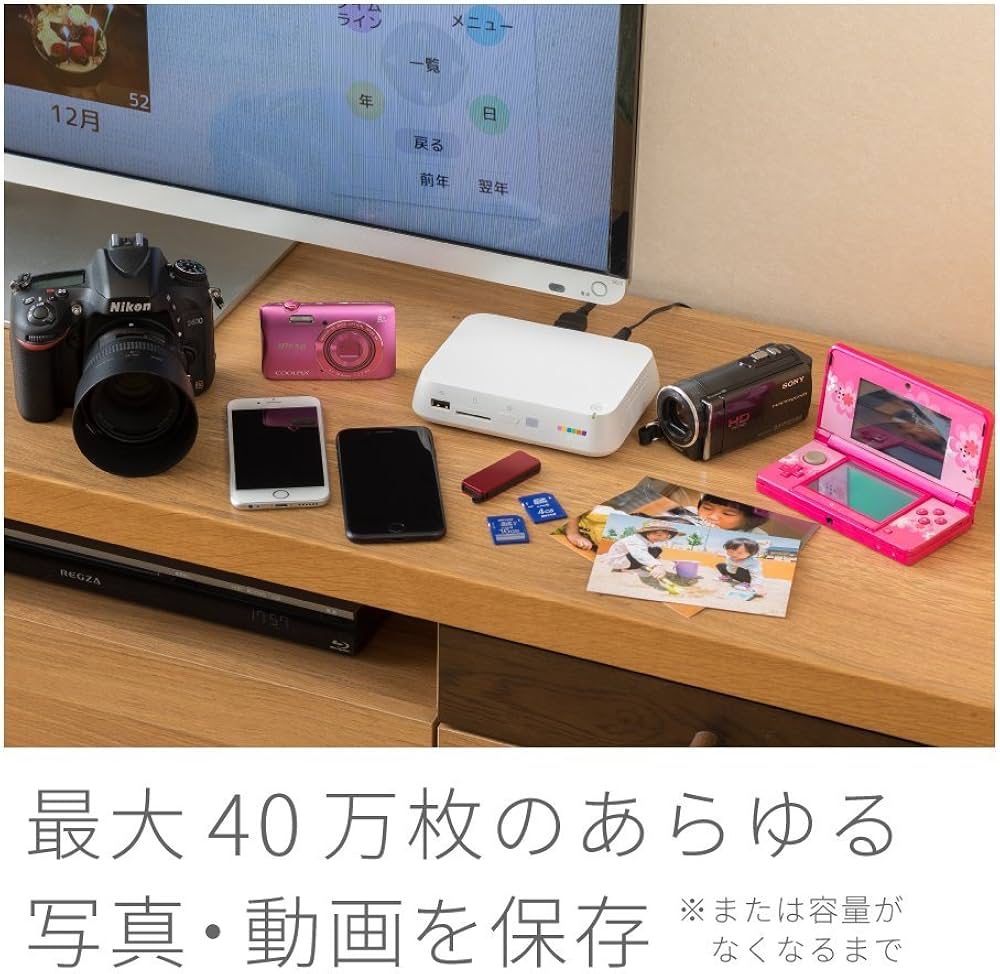 Amazon.co.jp: BUFFALO デジタルフォト・アルバム おもいでばこ 1TB PD