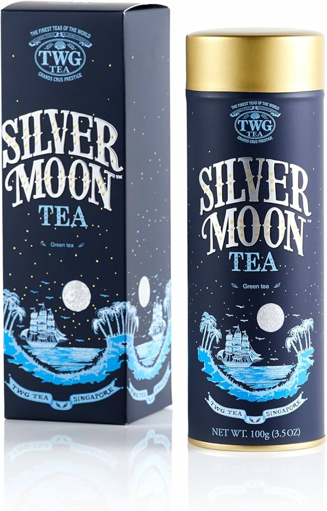 Amazon.co.jp: 【TWG Tea】Silver Moon Tea｜缶入り茶葉100g