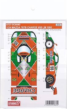 Amazon | 【STUDIO27/スタジオ27】1/24 マツダ 787B CHARGE #55 LM
