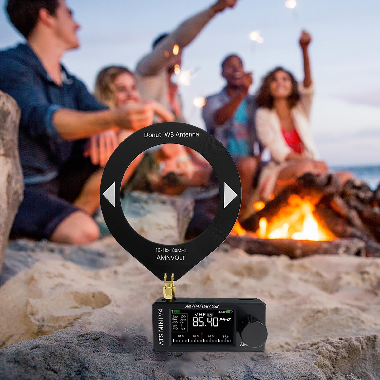 Amazon.co.jp: AMNVOLT V4 ATS MINI ラジオ IPS スクリーン Si4732 DSP