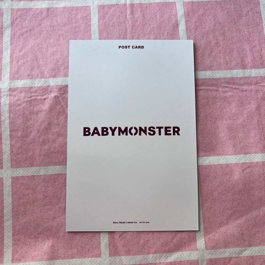 Amazon.co.jp: BABYMONSTER アヒョン ベビモン B賞 ポストカード 会場